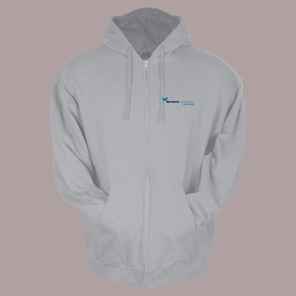 Tultex Unisex Full-Zip Hooded Sweatshirt Thumbnail