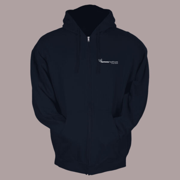 Tultex Unisex Full-Zip Hooded Sweatshirt Thumbnail